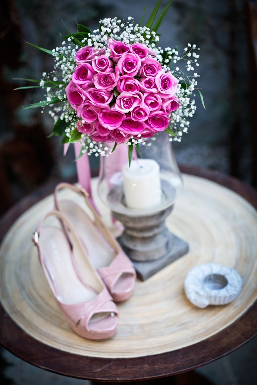 wedding, bouquet, bridal